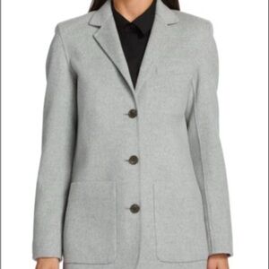 Theory 
Wool/Cashmere Elbow Patch Blazer